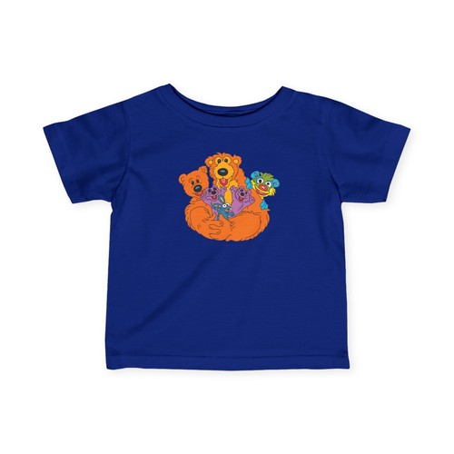 Bear In The Big Blue House Pip Pop Tutter Treelo Ojo 90s TV Retro Baby T-Shirt - Picture 14 of 19