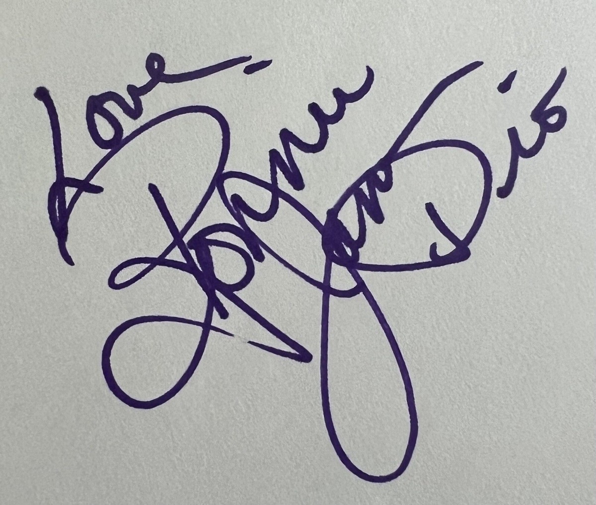 Ronnie James Dio Signed Autographed 4x6 Index Card Vintage Rock N