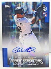 Christian Villanueva 2018 Topps On Demand SP Rookie Sensations RC Autograph Auto