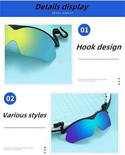 2024 New Clip Cap Sunglasses, Clip on Sunglasses for Cycling Fishing KH - Picture 7 of 13