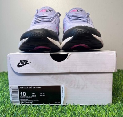 Nike Air Max 270 Be True Purple Dawn Multicolor Size 10 Sneakers