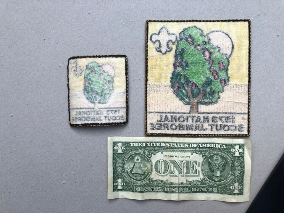 Rare Old Vintage "BSA" (2) Embroidered Patches 5 " X  4 3/8" & 3"' X 2 5//8,1973 - Image 4 of 4