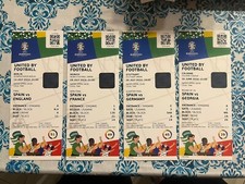 ALL  7 TICKETS COPY EURO GERMANY 2024 OF SPAIN  INCLUDE MATCH N.51 BERLIN FINAL