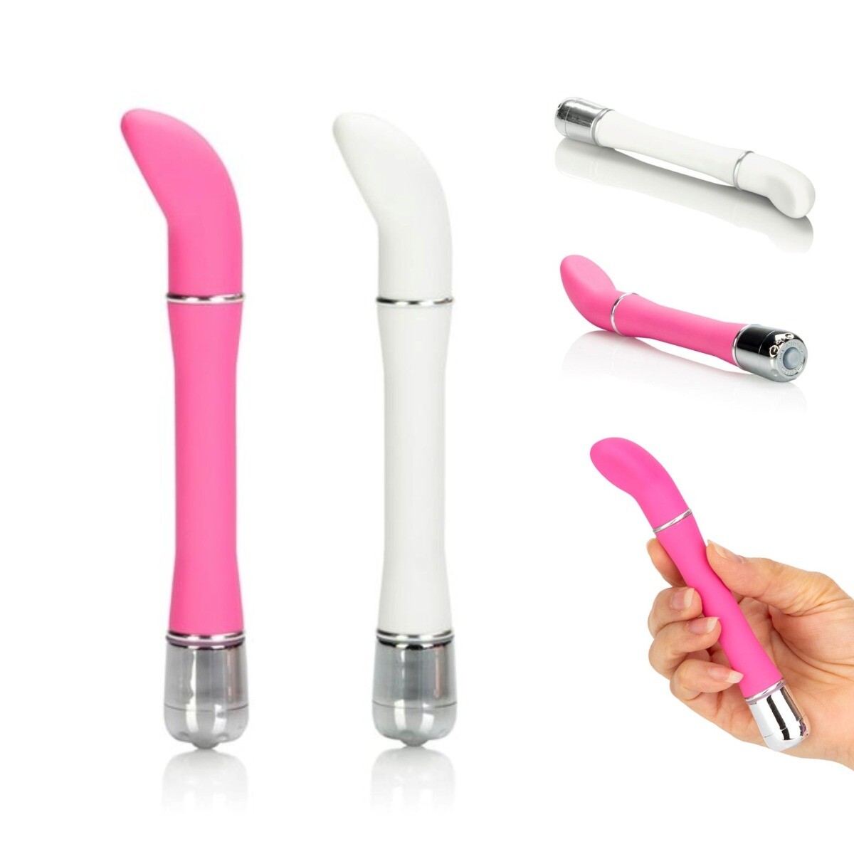 Smooth Slim Slender Curved Clit G-spot Vibrator Massager Sex Toy for Women  | eBay