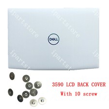 New LCD Back Cover White 03HKFN With 10Hinges Screw For Dell G Series G3 15 3590