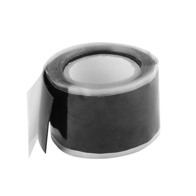  2 Rolls Electrical Duct Tape Black Outlet Self-adhesive Silicone Repair