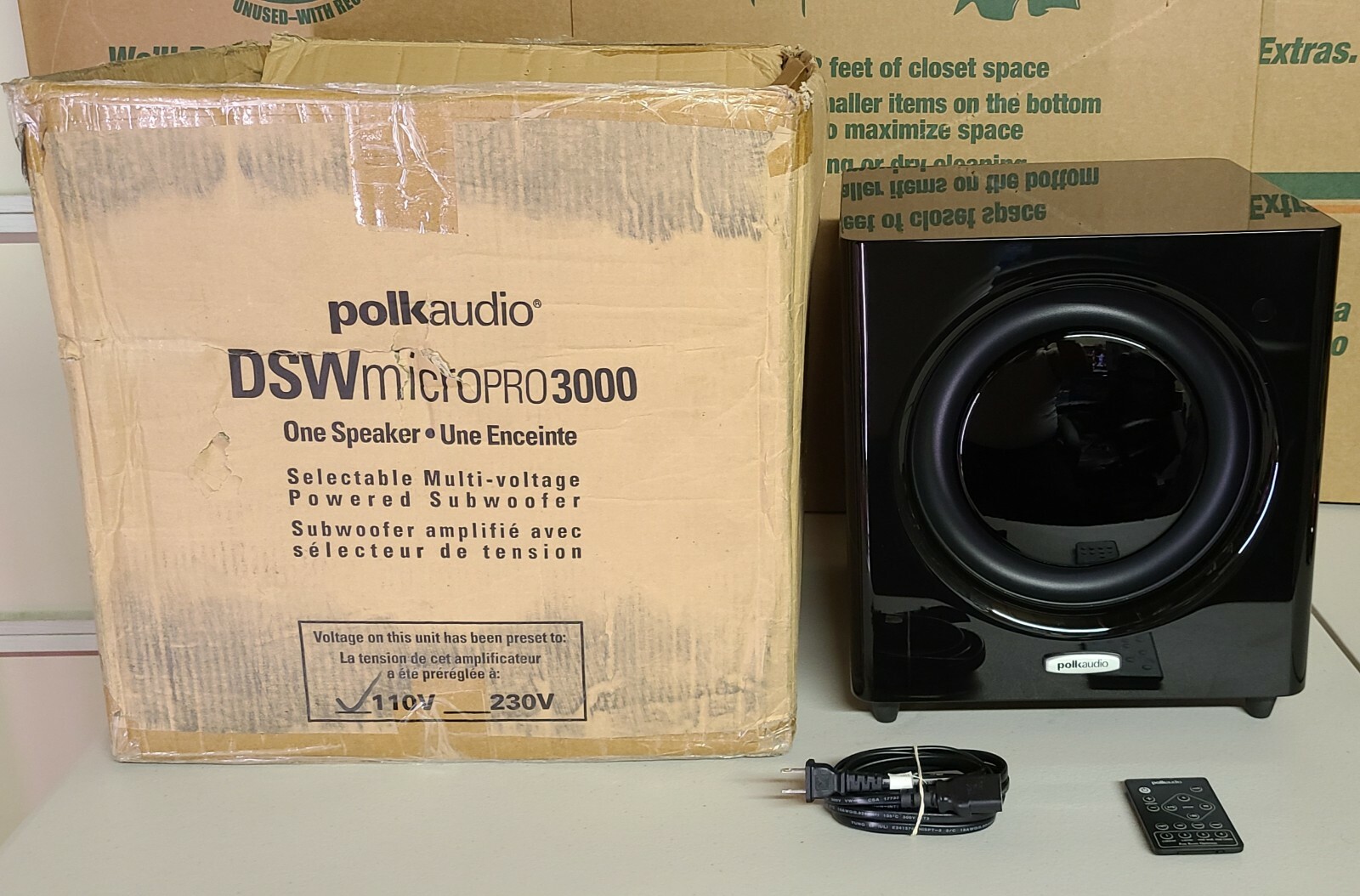 polk audio dsw micropro 3000