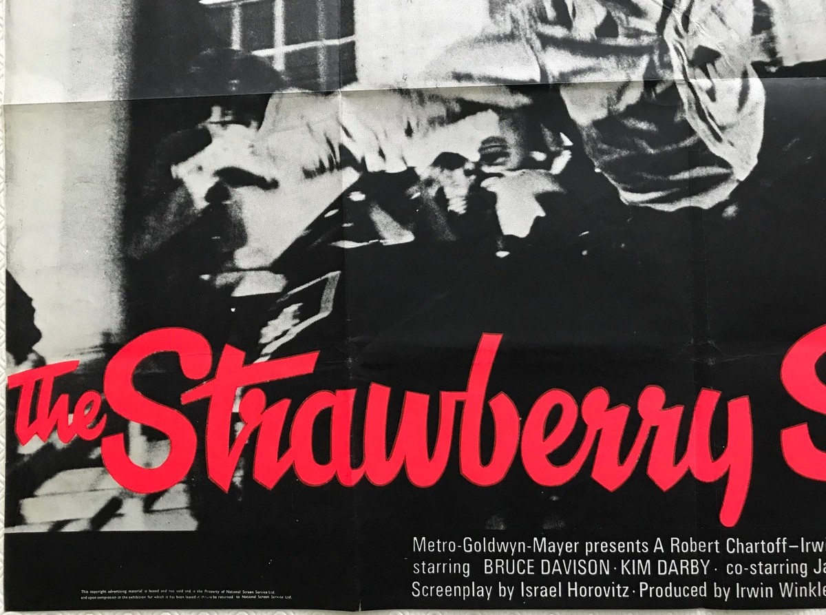 The Strawberry Statement Original Quad Film Poster 1970 Bruce