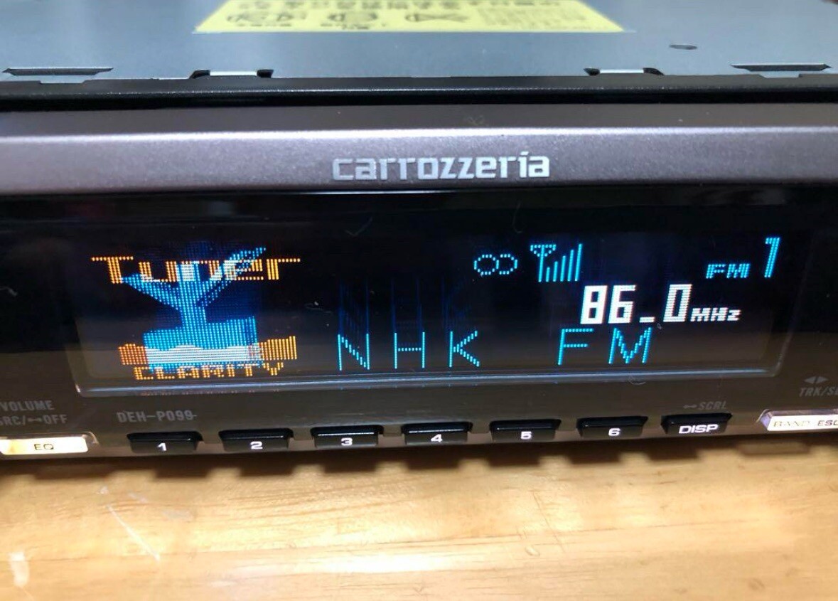 Carrozzeria Pioneer DEH-P099 Working With Remote 1Din Car Carrozzeria Pioneer DEH-P099 Working With Remote 1Din Car