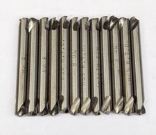 12 Kromhard Number Size #8 Double End Drill Bits 135° Split Point HSS UK