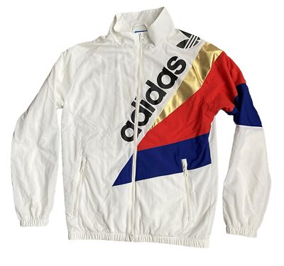 Adidas Originals Tribe Windbreaker Jacke Unisex Jacket BQ2014 / Weiß S
