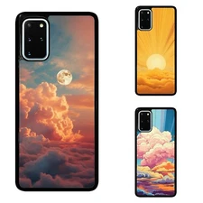 Anti scratch Cover 1970s clouds and sun For Apple iPhone Motorola Samsung Galaxy