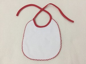 BAVAGLINO BIMBA PER ASILO RICAMATO PERSONALIZZATOCM 26X34 CON ELASTICO