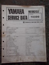 Yamaha TX500 Service Data Sheets