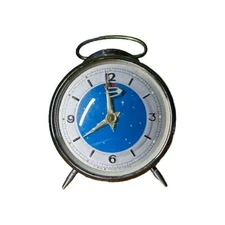 Sveglia vintage animata DIAMOND con satellite Sputnik rotante Made in Cina