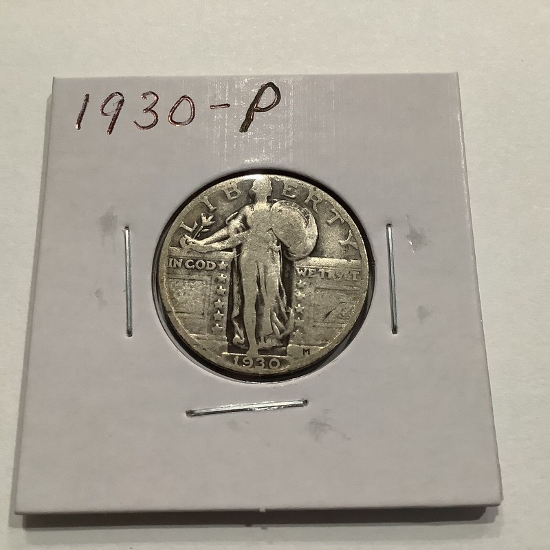 Semi-Key Date 1930 P Standing Liberty Quarter - Circulated