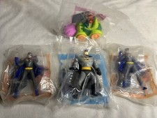 NEW 1993 McDonald's Happy Meal Batman The Animated Series Lot of 4 Toys Batgirl