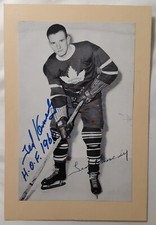 ☆SIGNED☆ TED KENNEDY HOF 1966 Inscription Group II BeeHive Photo EX