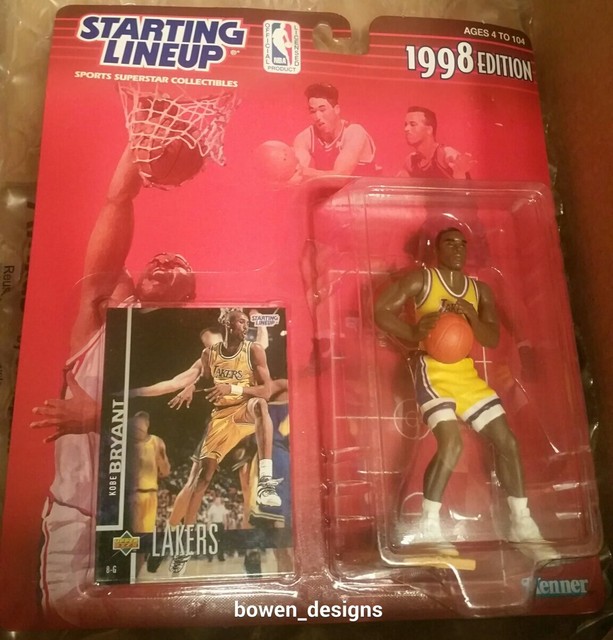 1998 Kenner KOBE BRYANT Starting Lineup Action Figure Card Los Angeles LA Lakers eBay
