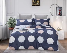 Circles Duvet/Doona/Quilt Cover Set Queen/King/Super King Size Bed New M431