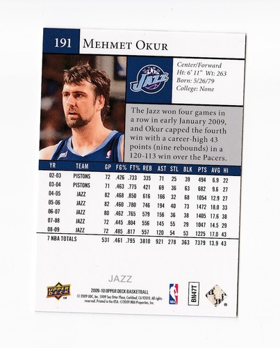 2009-10 Upper Deck Basketball Singles Pick List Spurs Rockets Lakers Bulls Jazz - Picture 125 of 135