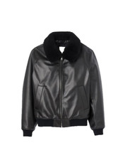 GIACCA IN PELLE DI PECORA CON COLLO IN PELLICCIA RIMOVIBILE