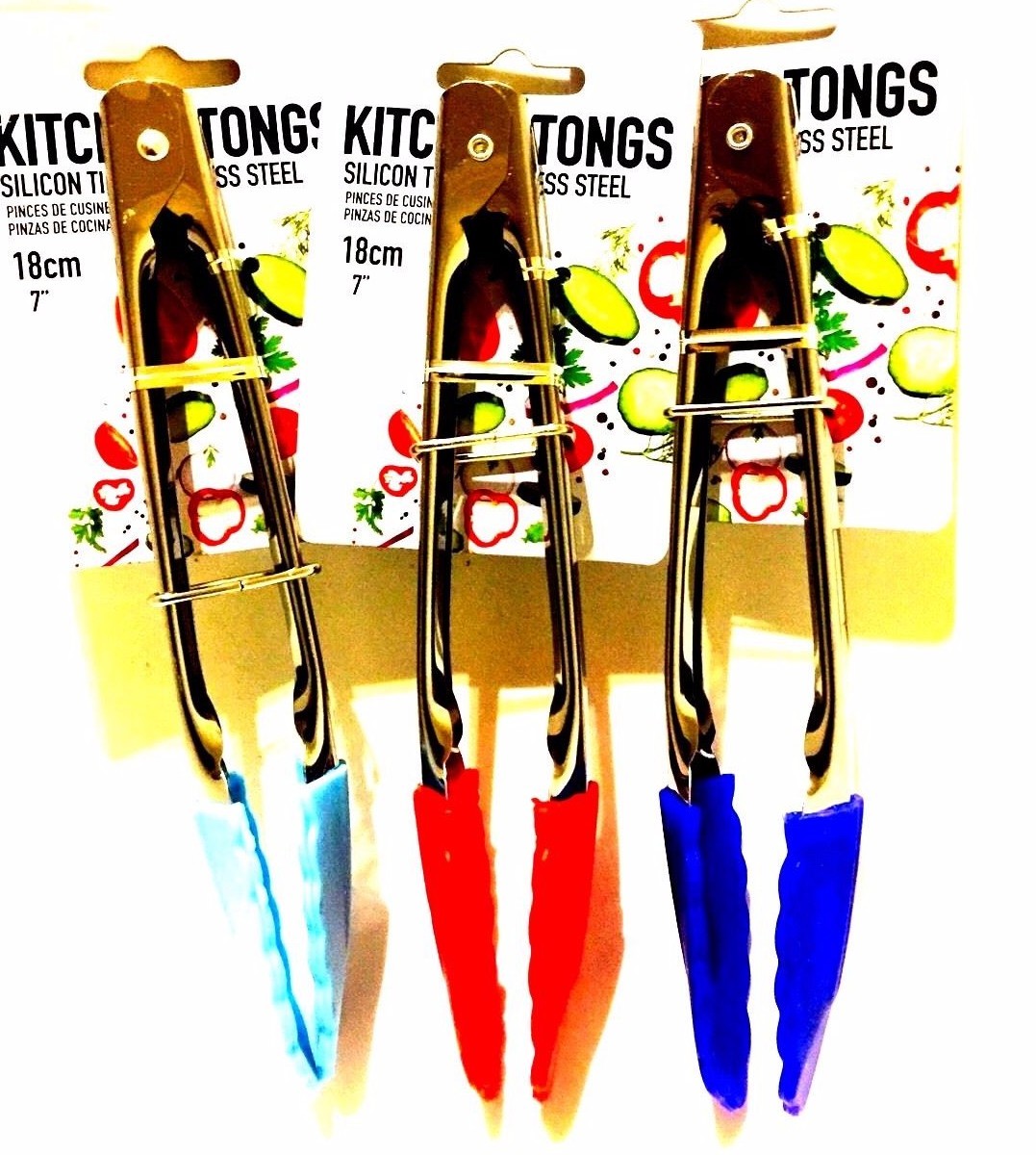 1 x UBL Stainless Steel and Silicone MINI TONG Colours May Vary. eBay