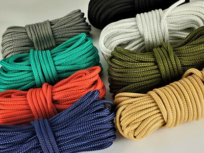 3mm 0,10-0,39€/m Polypropylen Seil Schnur Kunststoff Leine Paracord PP