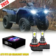 LED HEADLIGHT BULBS For 2019 Honda Rancher 420 Foreman 500 Rubicon 500
