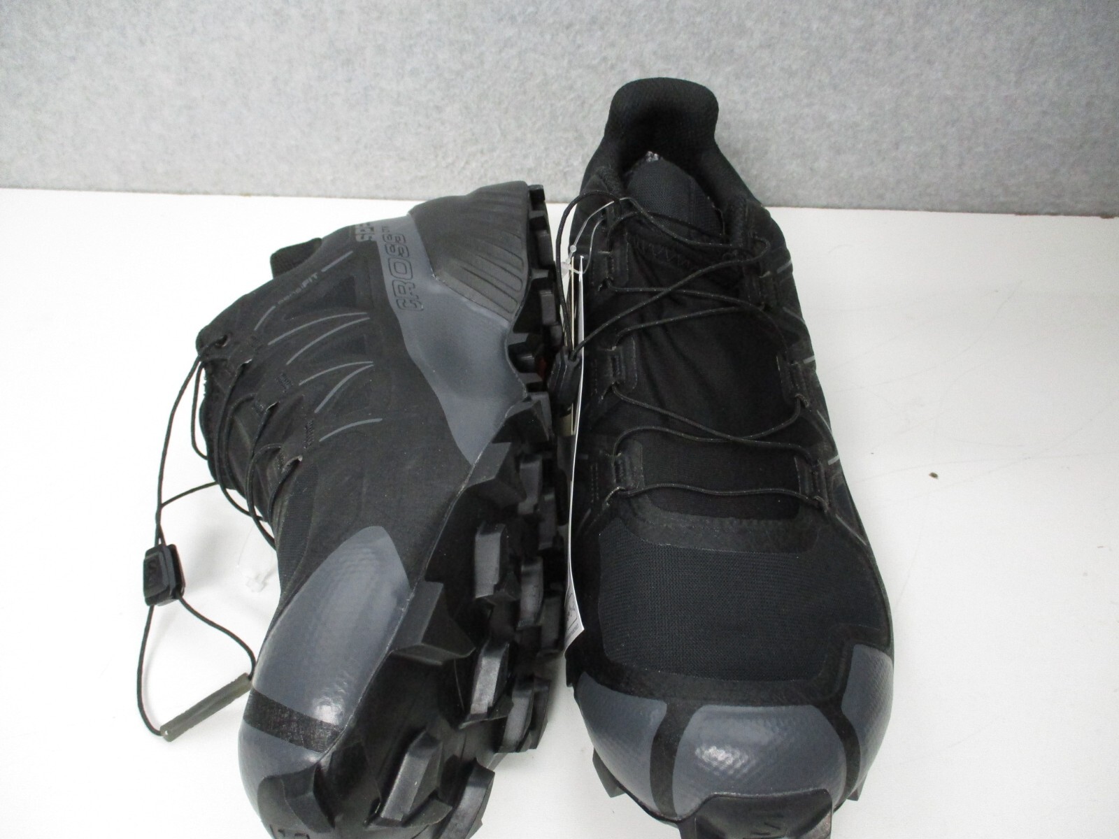 Scarpe da trail running Salomon Speedcross 6 GTX impermeabili nere da uomo taglia 10 5