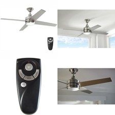 52 56 Ceiling Fan Brushed Nickel Old Bronze Led Light