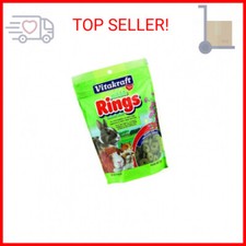 Vitakraft Nibble Rings Small Animal Treats - Crunchy Alfalfa Snack - For Rabbits
