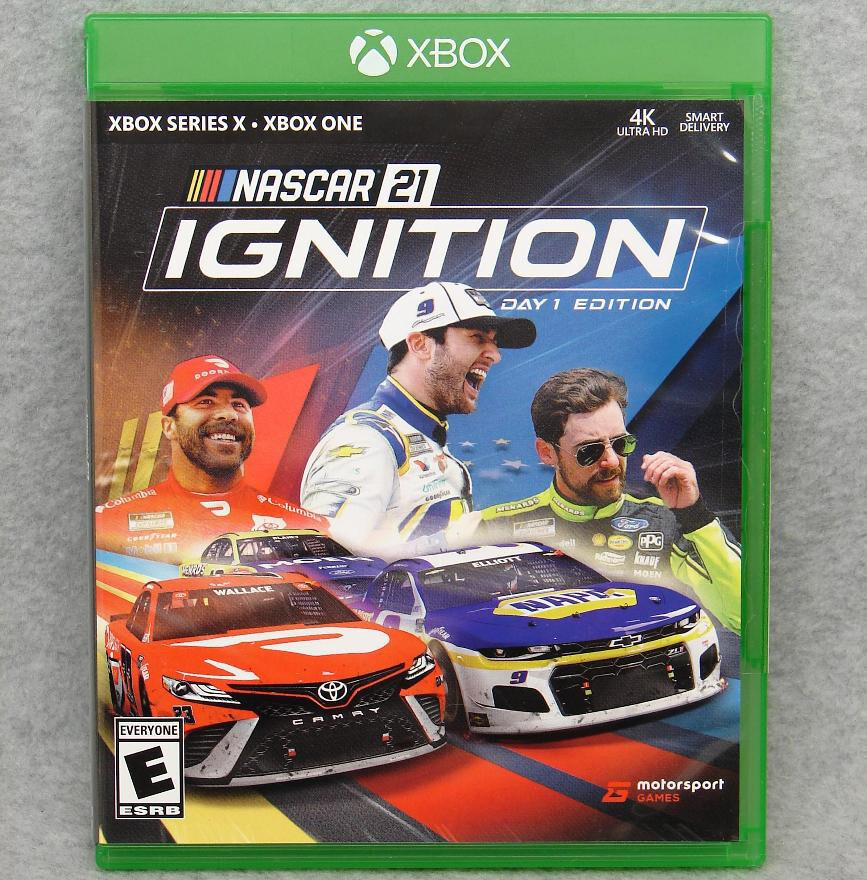 Sealed Xbox One & Series X NASCAR 21 Ignition Day 1 Edition Game Disc with Case