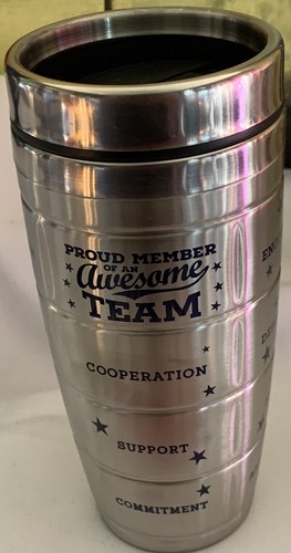 Think Positive 16 Oz Hot Cold Travel Beverage Cup Great Birthday Boss Gift Idea - 第 3/6 張圖片