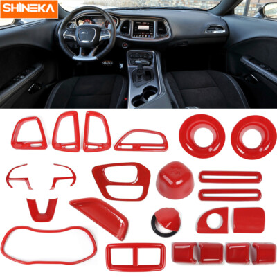 Red Full Interior/Exterior cover trim for Dodge Challenger 2015-2020 Accessories