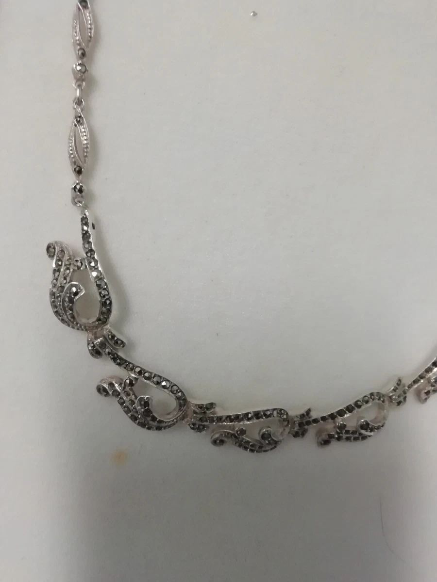 Sterling silver deals marcasite jewelry