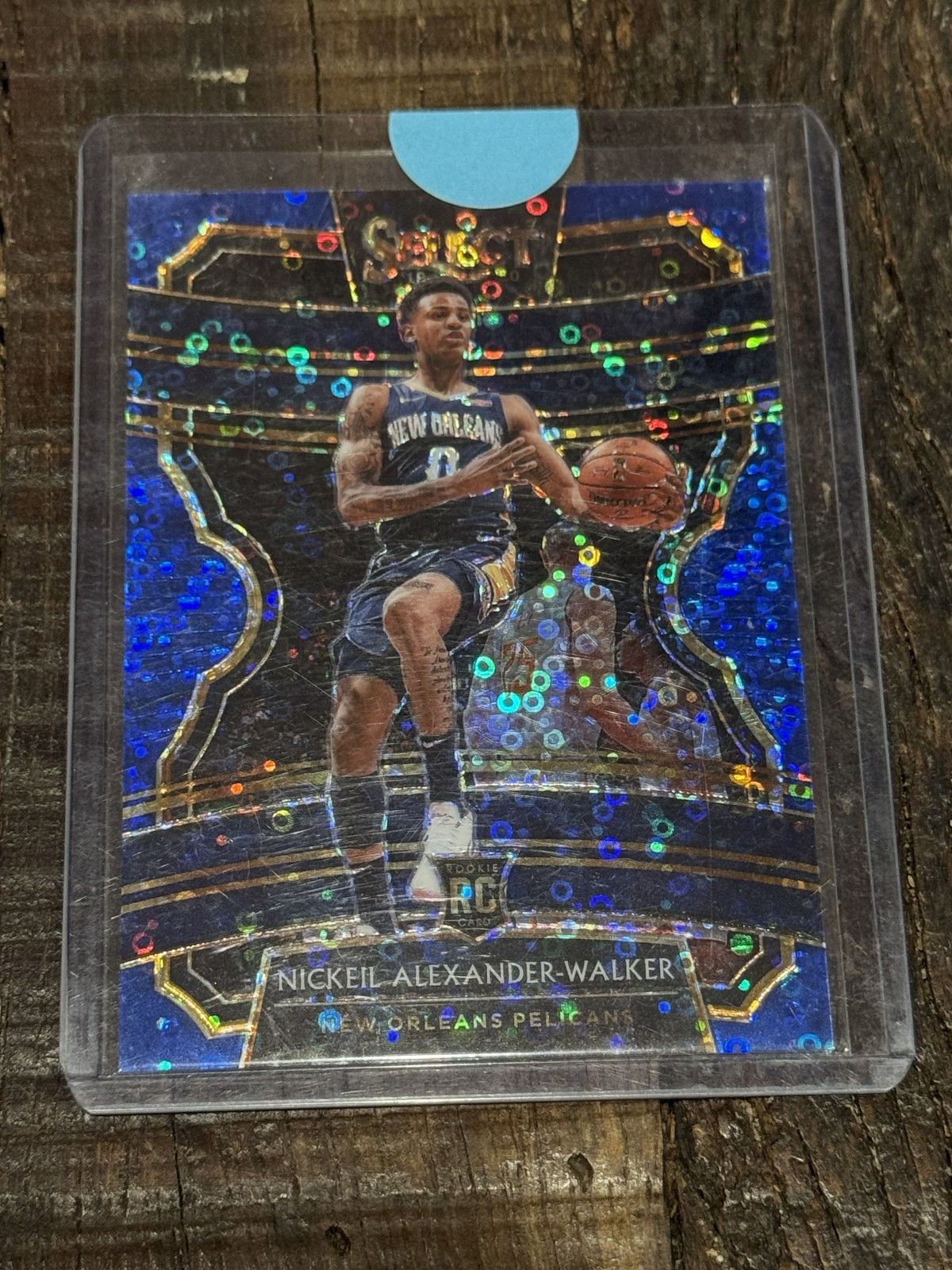 2019-20 Panini Select #49 Nickeil Alexander-Walker Disco Blue Prizm #/25