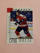 Cale Hulse 1997-98 Pinnacle Be A Player Auto Autograph #2