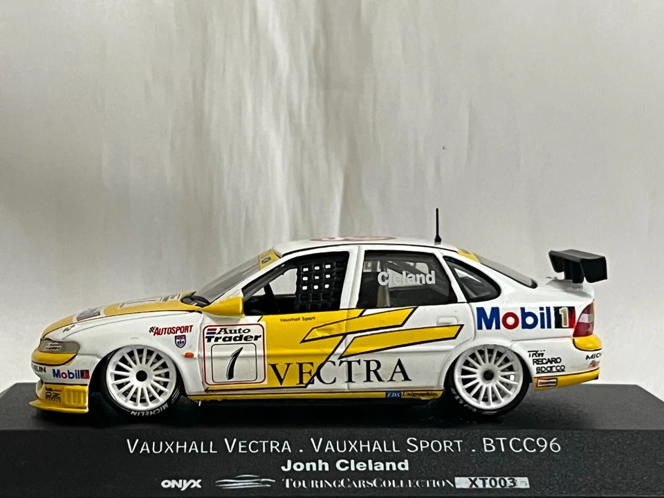 1/43 Vauxhall Vectra Vauxhall Sport BTCC 1996 #1 John Cleland ONYX XT003 used - Image 2 of 4