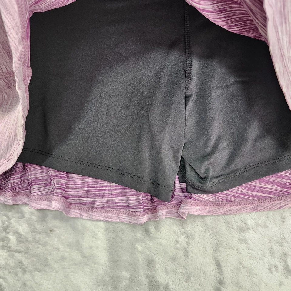 Nine West Active Skort Womens 2X Heathered Purple Black Skirt Shorts Tennis Golf - Image 3 of 4