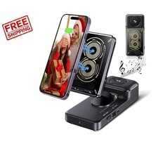 4-in-1 Bluetooth Speaker with Wireless Charging Phone Stand - Ideal Gift for All