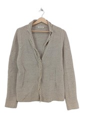 BRUNO MANETTI Cardigan Damen Jacke Gr. DE 42 wollweiß Casual-Look