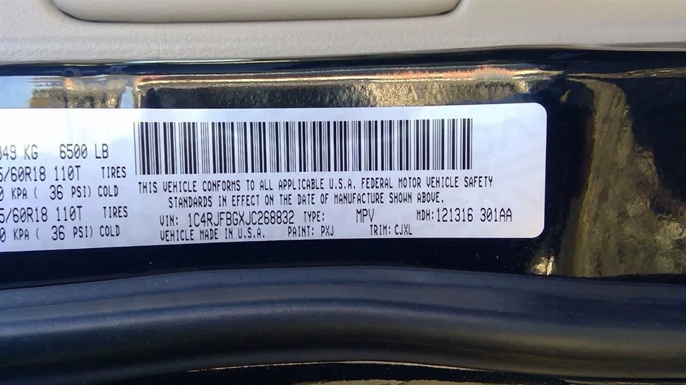 Fuse Box Engine Wk Body VIN E Or F 6th Digit Fits 18-22 GRAND CHEROKEE 2045149 Foto 4 de 4