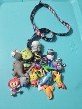 Kids Heart Challenge Keychain Lot - 16 American Heart Association Toy Bag Clips