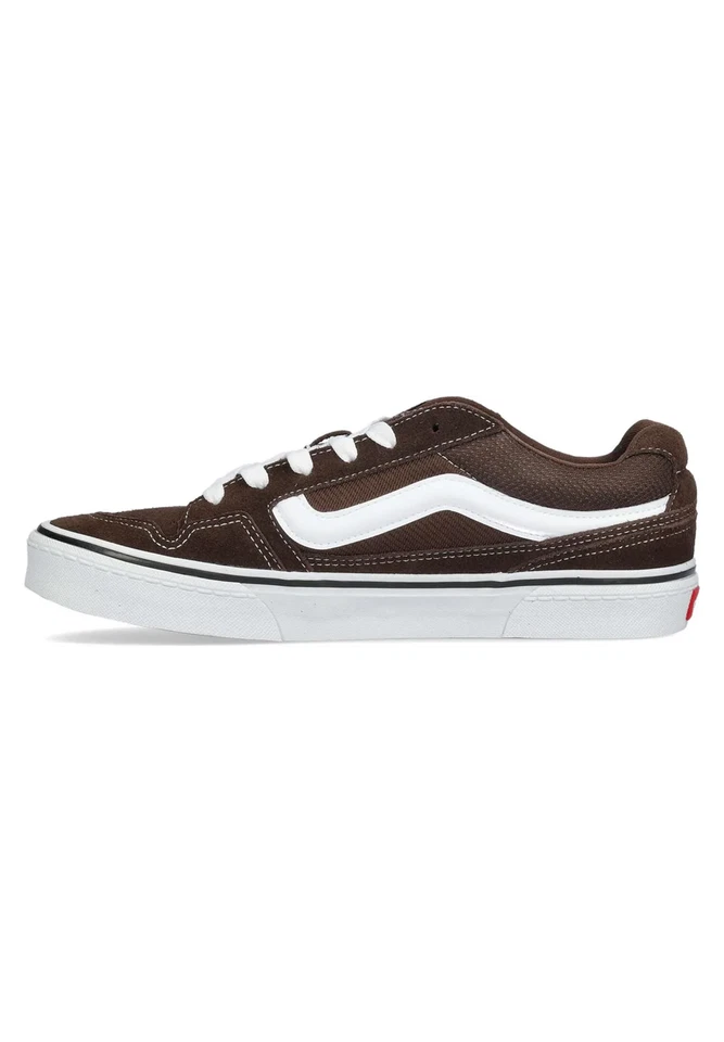 Vans Unisex Caldrone Zapatillas Lifestyle VN000CSP3N11 Marrón Oscuro Blanco - Imagen 2 de 4
