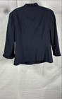 The Limited Women's Navy Blue Blazer Ruffle Collar Cuffs 3/4 Sleeve NWT Sz 12 — photo 4