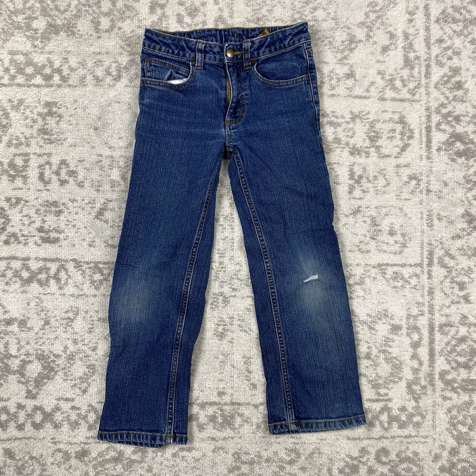 Carhartt Jeans Youth Kids Knee Distressing Blue Denim Kids Size 7