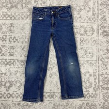 Carhartt Jeans Youth Kids Knee Distressing Blue Denim Kids Size 7