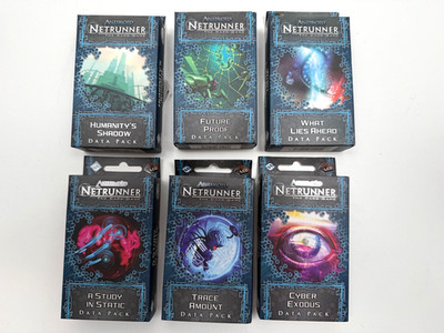 ANDROID NETRUNNER FFG-  GENESIS CYCLE  - alle 6 Data Packs - NEU&OVP - in Folie