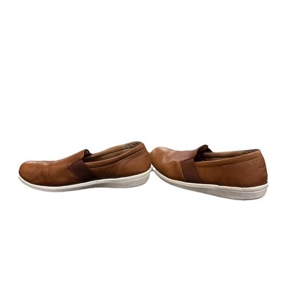 Vionic Magnolia Gianna Slip On Leather Shoe Comfort Mocha Tan